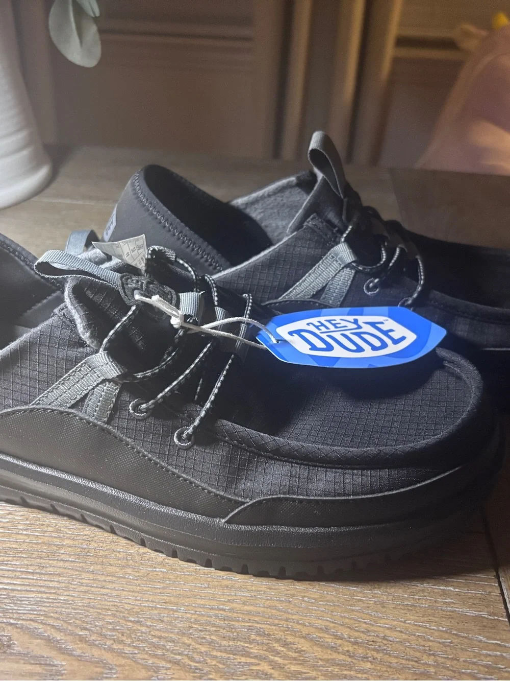 Men’s Hey Dude Black “Bradley” Shoes - size 11